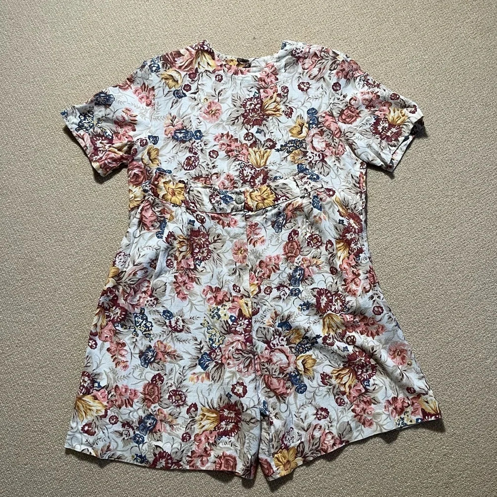VINTAGE JH Collectibles Floral SET Linen Blend